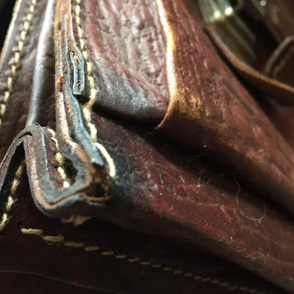 VINTAGE SWEDISH LEATHER BRIEFCASE - Picture 15 of 15